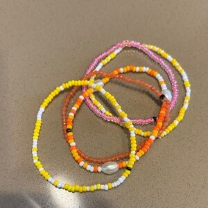 Colorful Beaded Bracelet Set